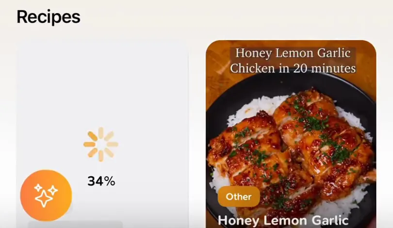 The TikTok importing in CookinBuddy, next to a recipe saved earlier